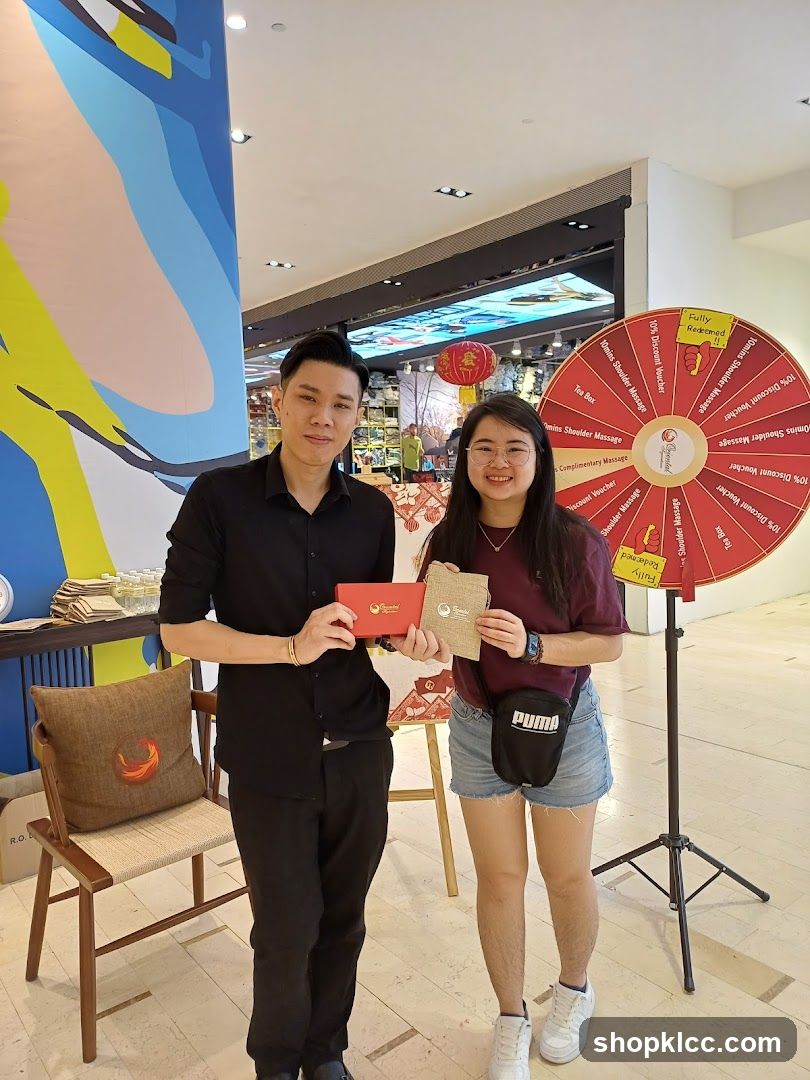 Promotional Wheel and Staff