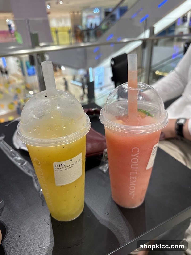 Two Fruit Drinks
