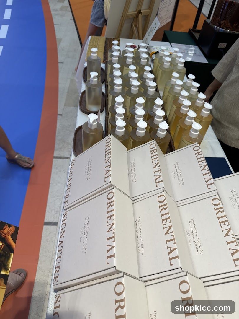 Bottles and Boxes of Oriental Products