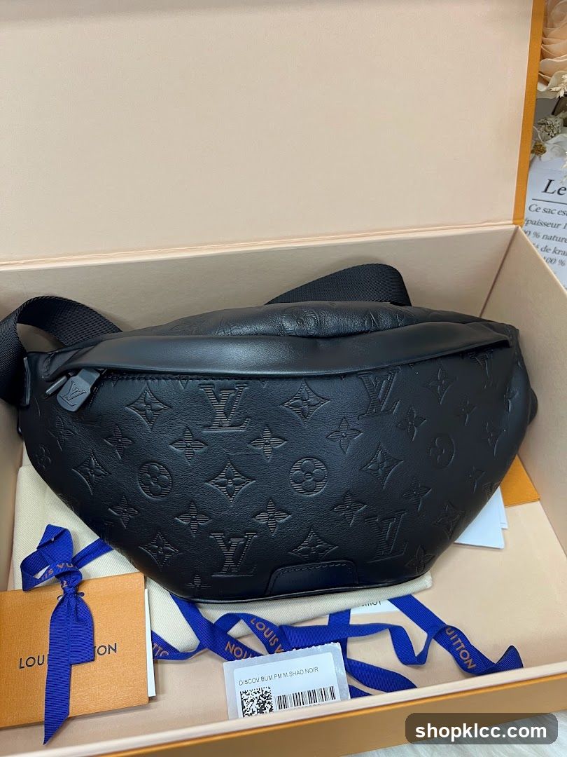 Black Louis Vuitton Bum Bag