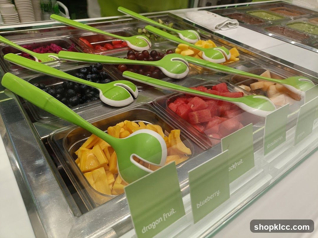Fruit Toppings Bar