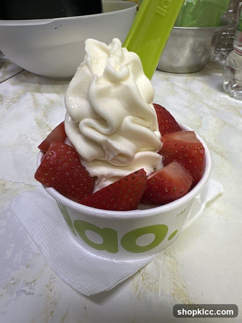 Yogurt with Strawberries