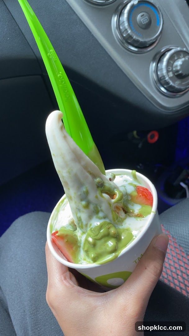 Frozen Yogurt with Toppings