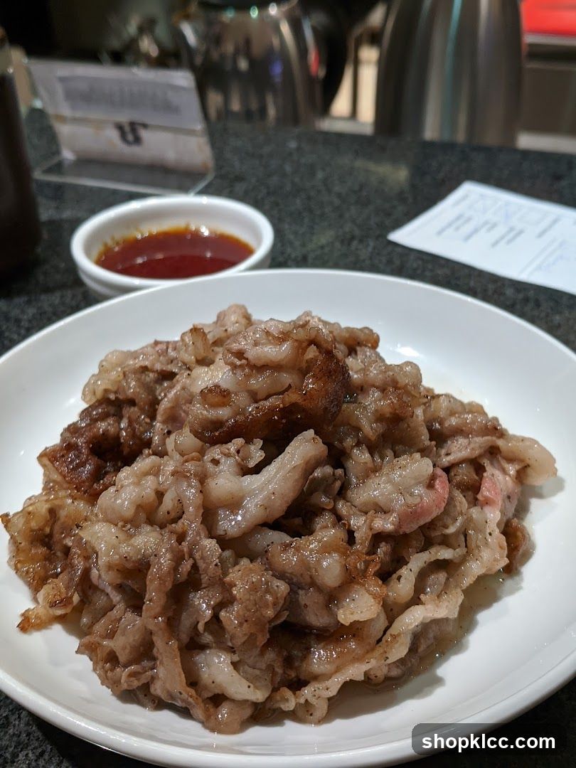 Cooked Beef Slices