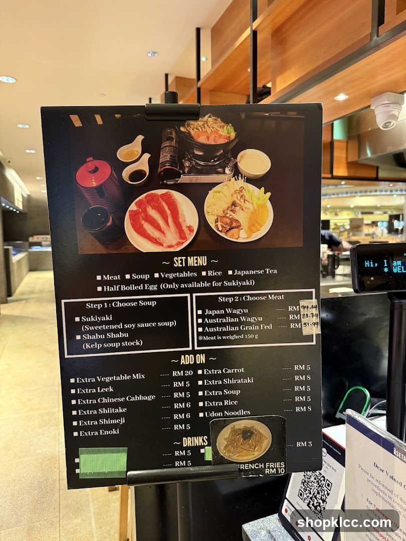 Set Menu