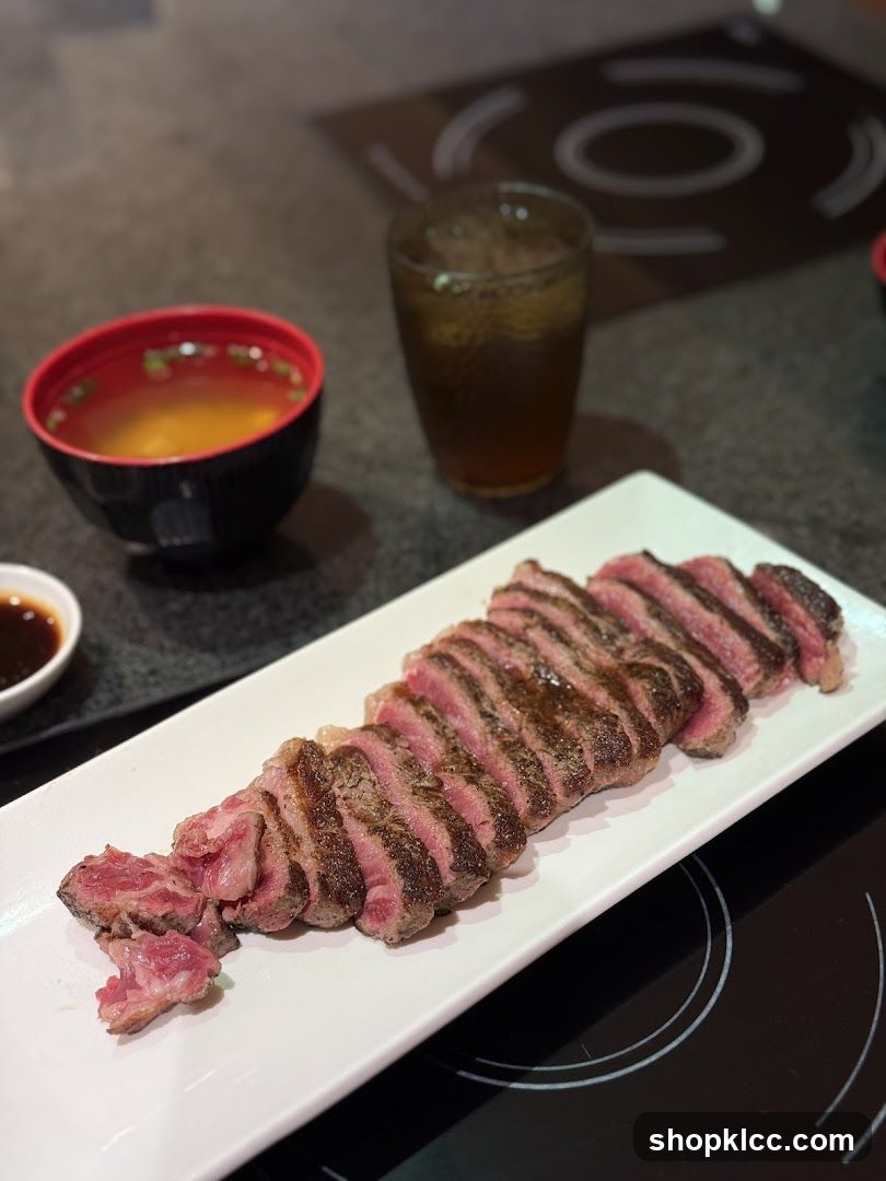 Sliced Steak Dinner