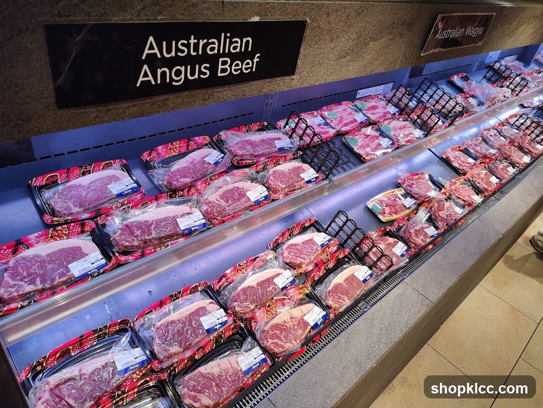 Australian Angus Beef and Wagyu Display