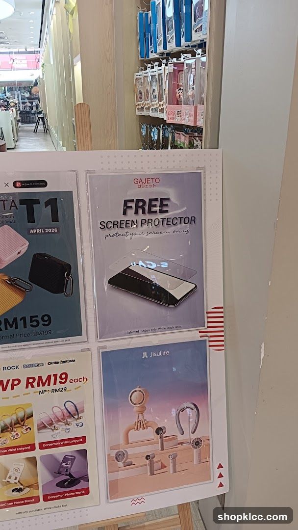 Promotional posters for electronic accessories