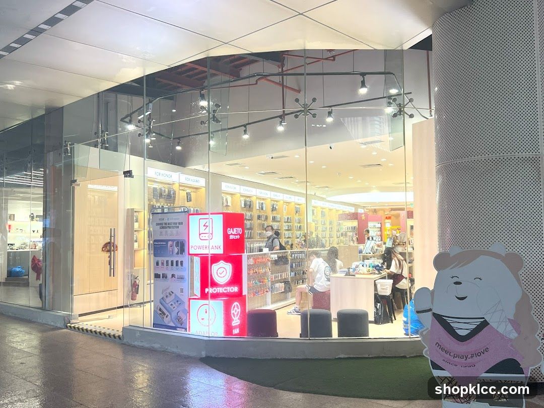 Electronics Storefront with Product Displays