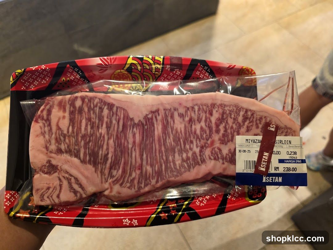 Packaged Wagyu Sirloin Steak