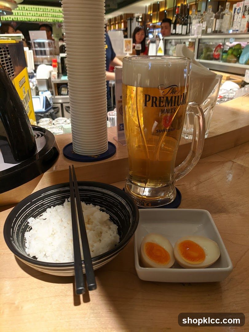 Beer and Rice Set