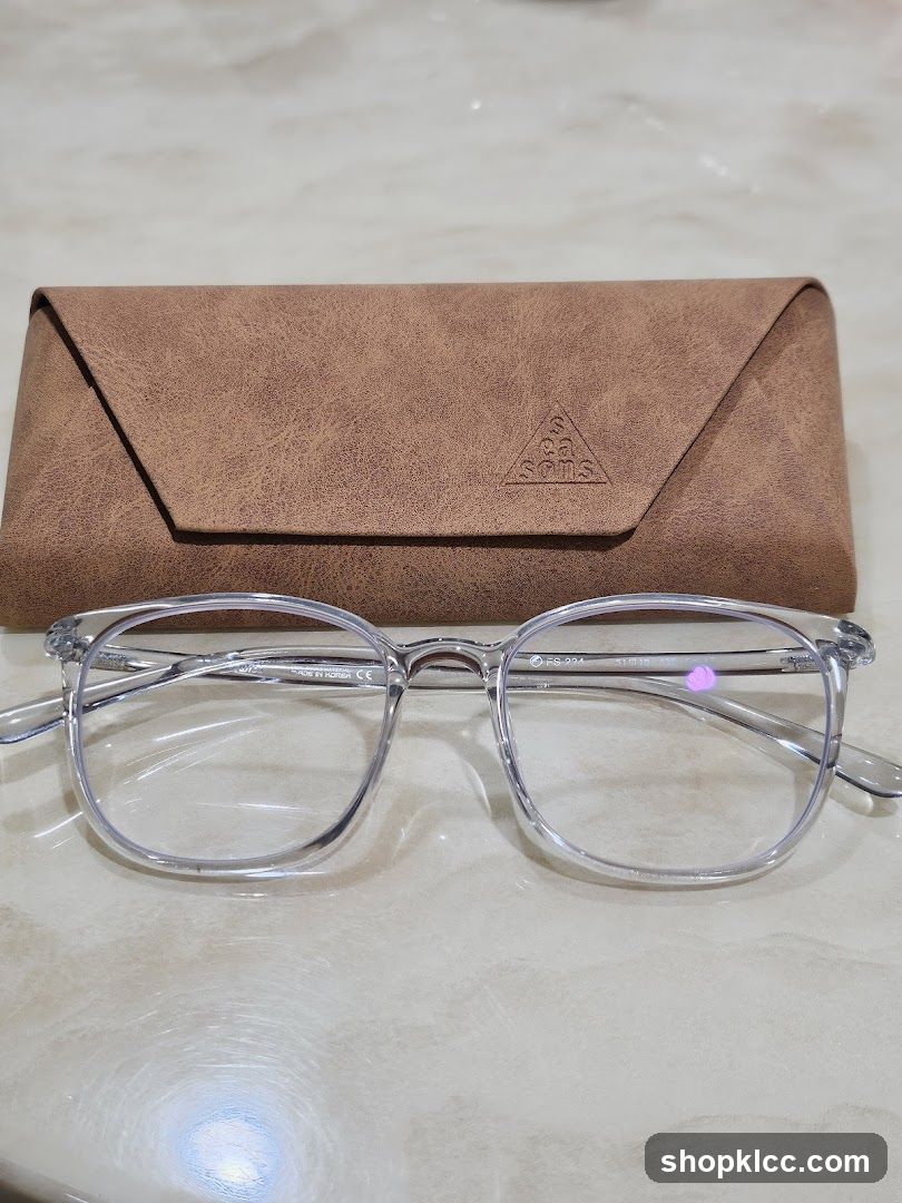 Eyeglasses and Case
