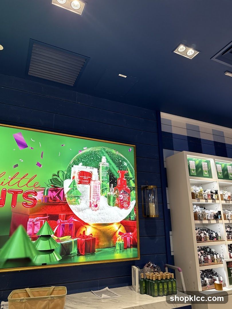 Christmas Display with Products