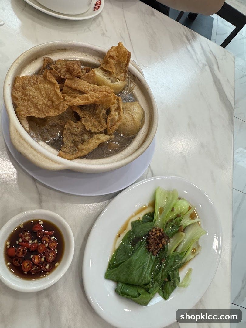 Bak Kut Teh with Side Dishes