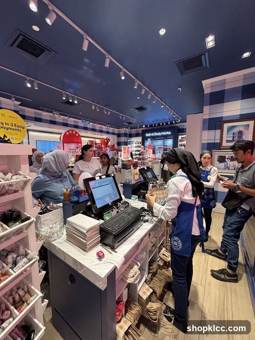 Checkout Counter at Bath & Body Works