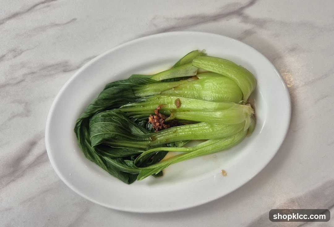 Steamed Bok Choy