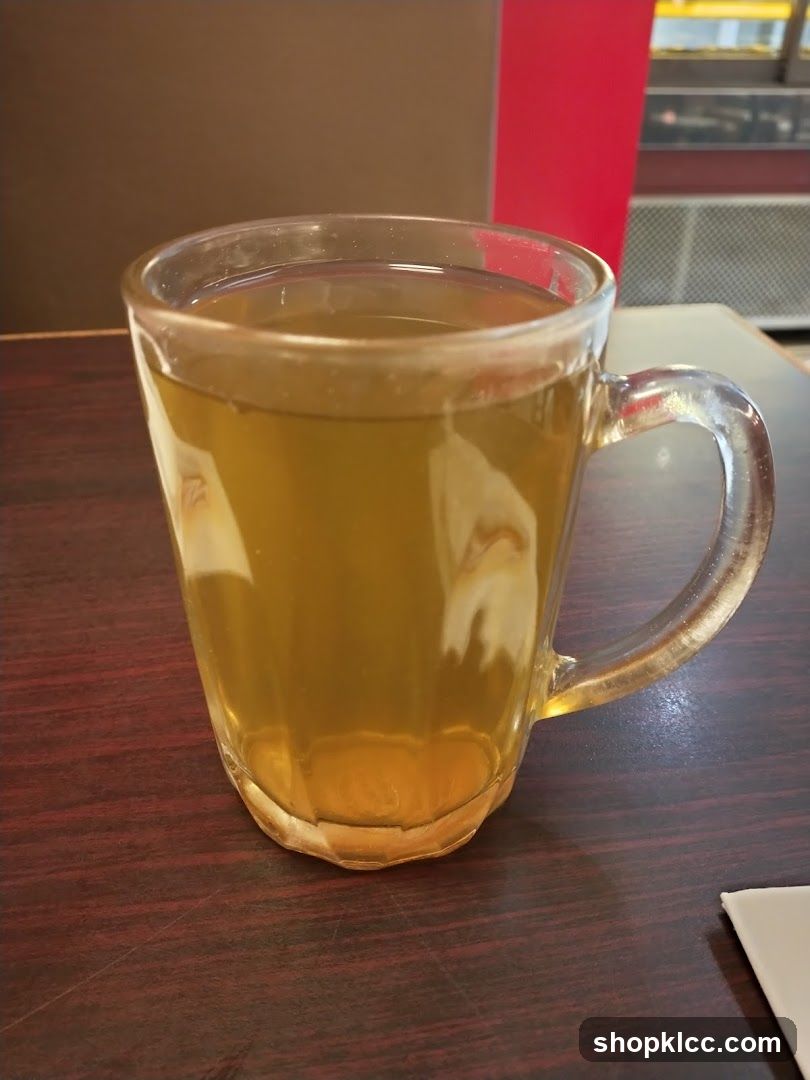 Hot Beverage in a Glass Mug