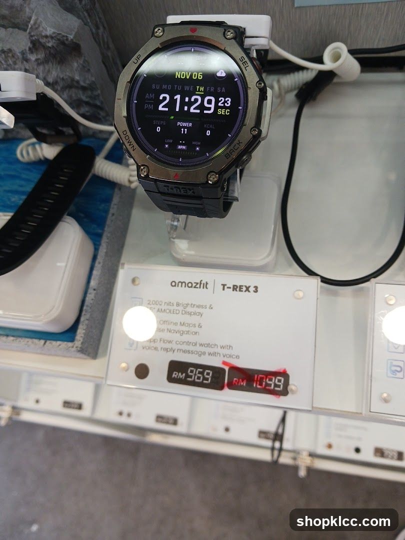 Amazfit T-Rex 3 Smartwatch Display