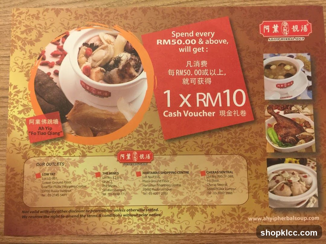 Ah Yip Herbal Soup Promotion