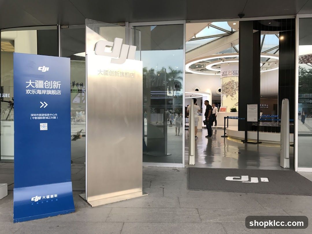DJI Flagship Store Entrance