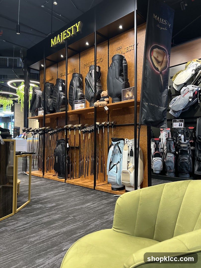 Majesty Golf Store Interior