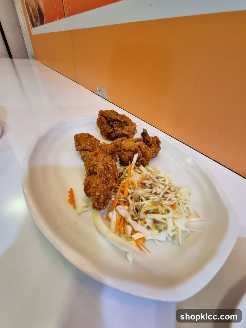Fried Chicken with Coleslaw