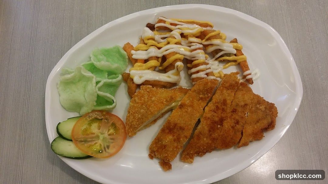 Fried Chicken and Fries