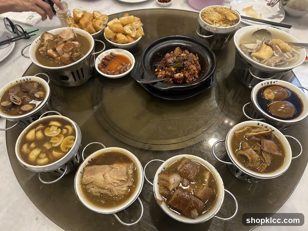 Table Full of Stewed Dishes