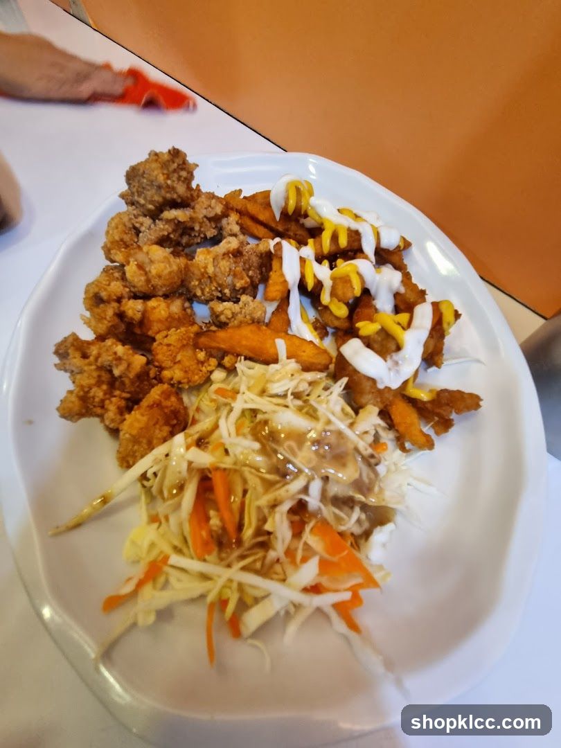 Fried Chicken and Fries