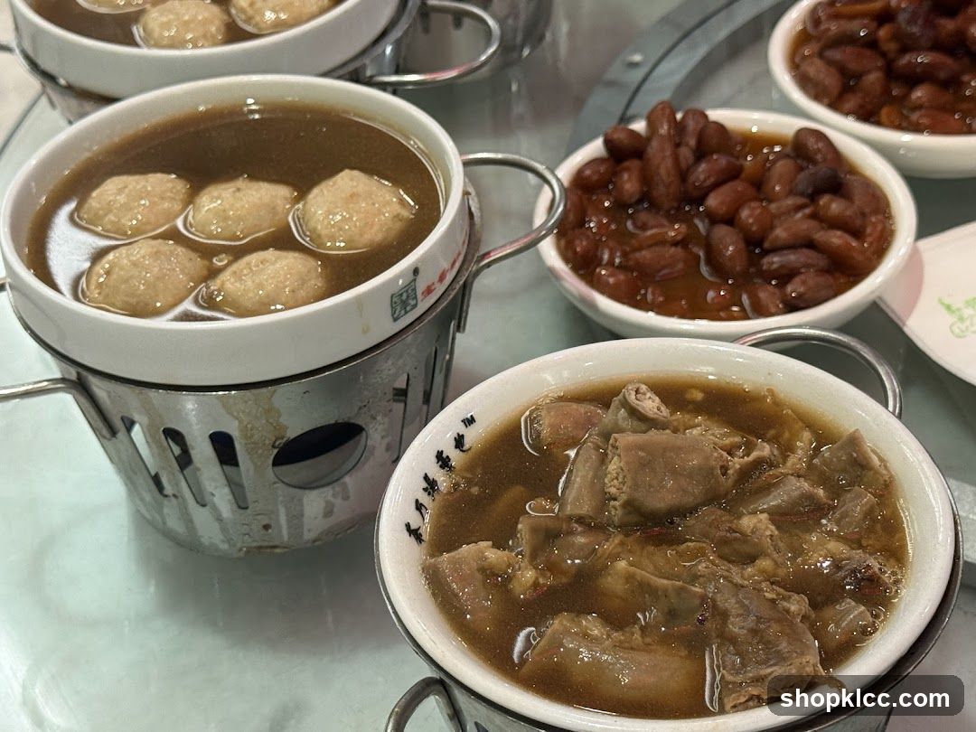 Bowls of Stewed Dishes