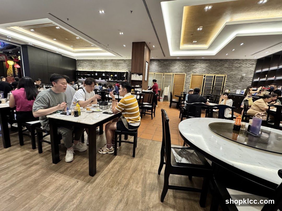 Restaurant Interior with Diners