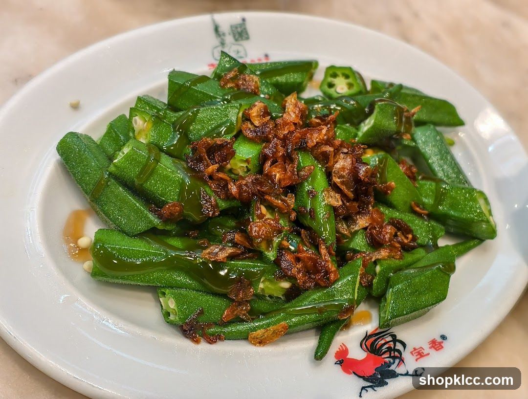Okra with Fried Shallots