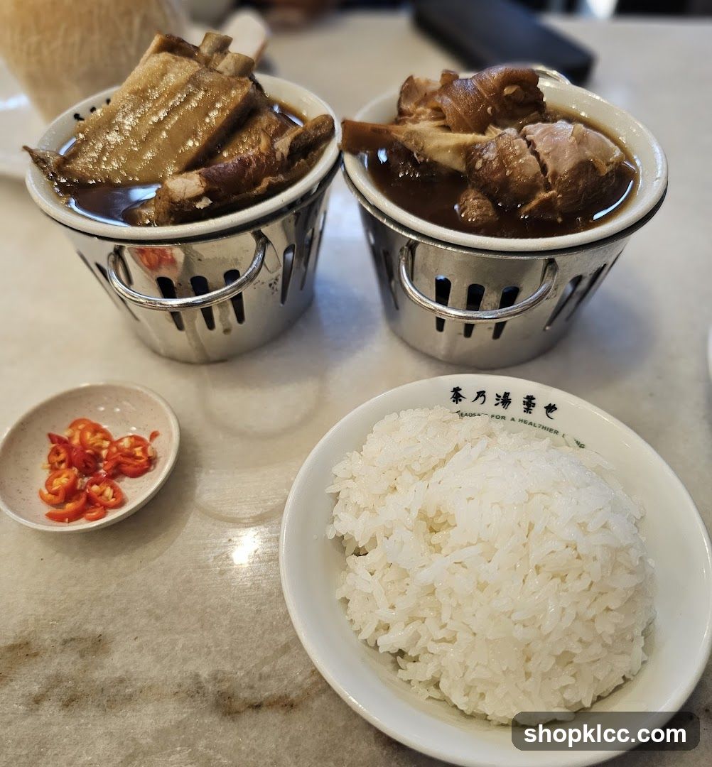 Pork Rib Soup with Rice