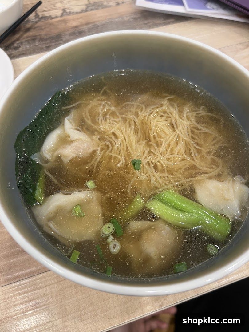Wonton Noodle Soup