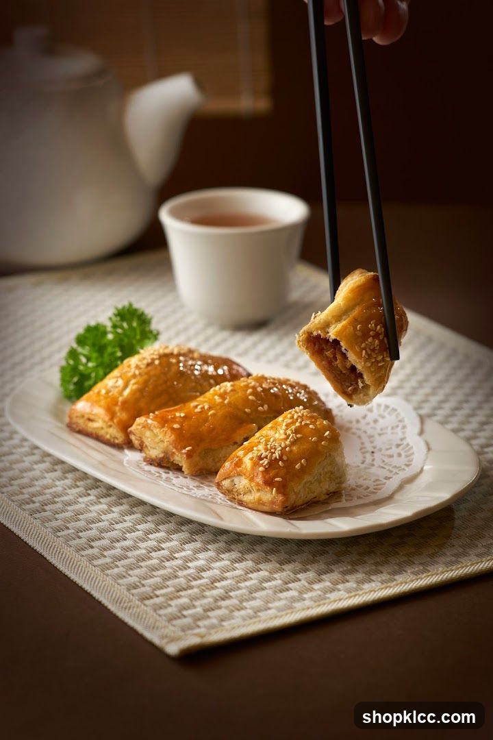 Savory Pastries with Tea