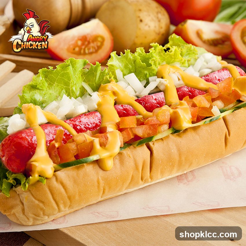 Hot Dog with Toppings