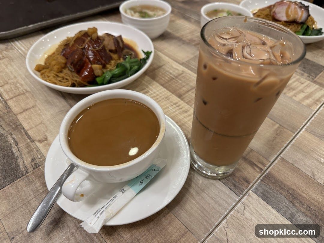 Hong Kong Style Milk Tea and Noodles