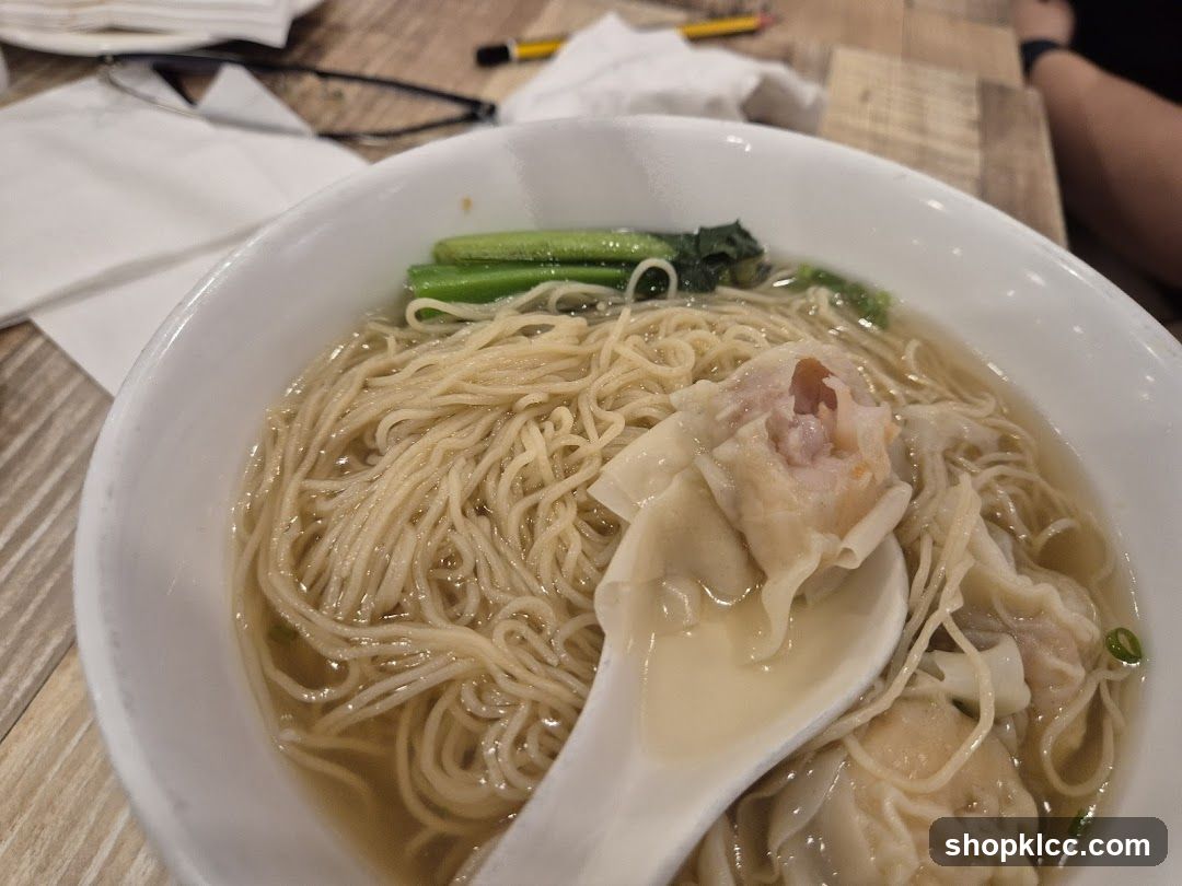 Wonton Noodle Soup
