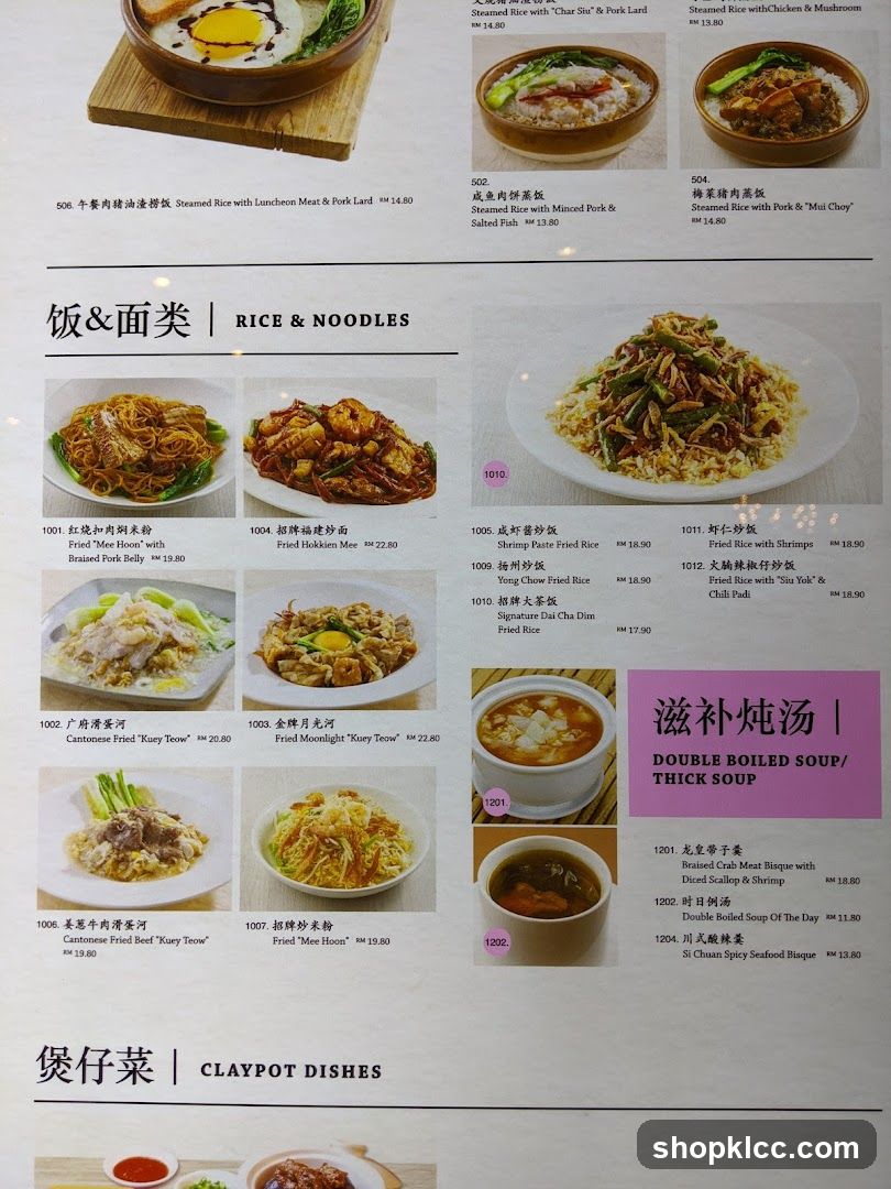 RICE & NOODLES