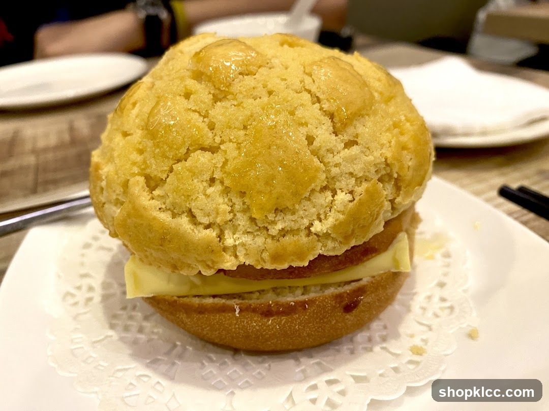 Pineapple Bun Burger