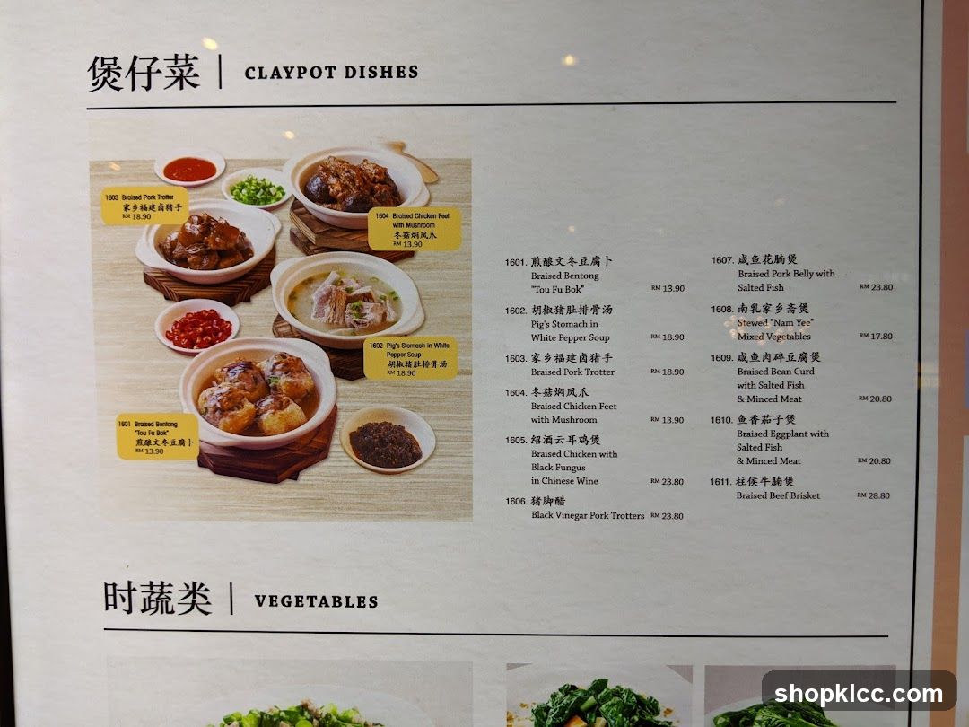 CLAYPOT DISHES