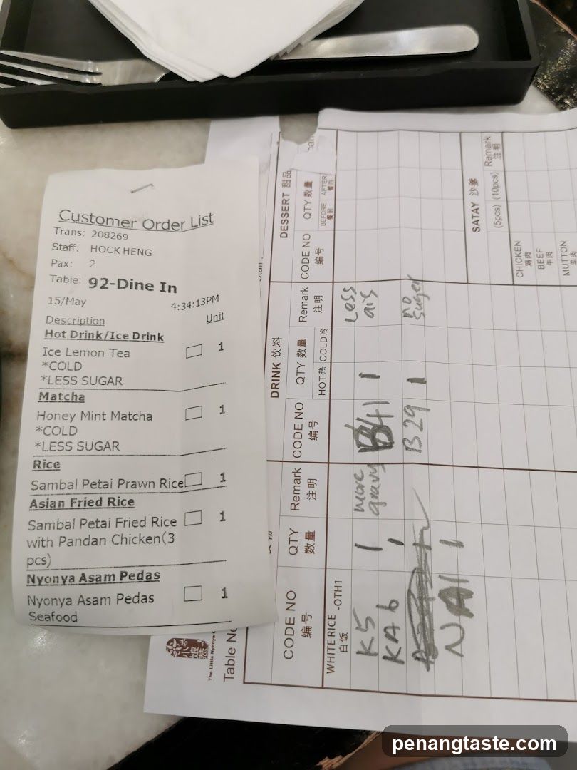 Customer Order List