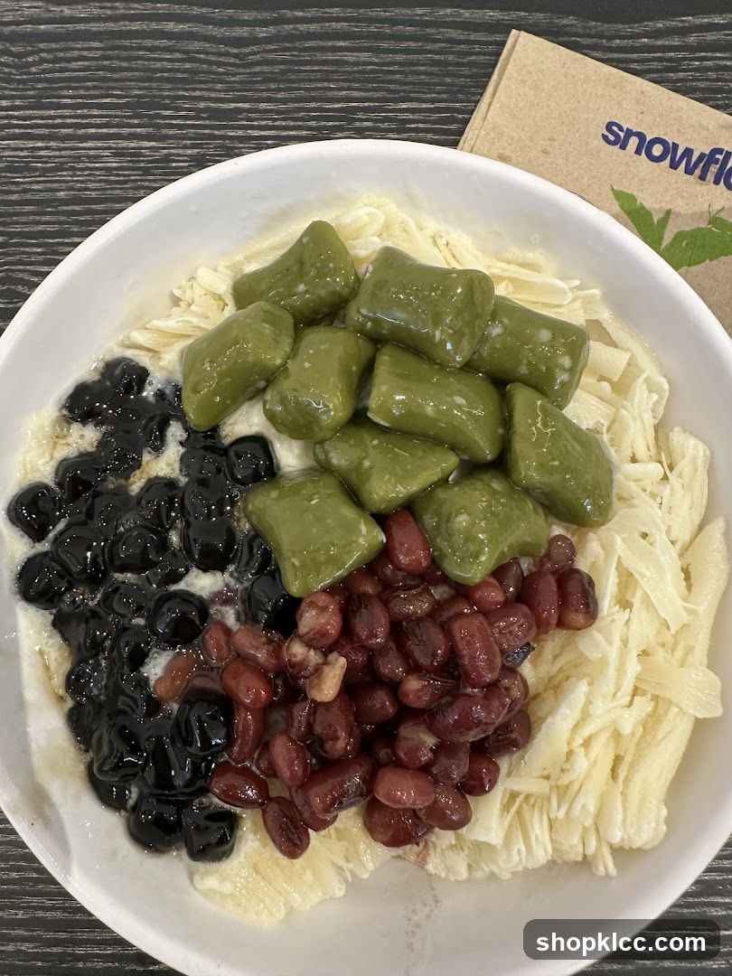Shaved Ice Dessert