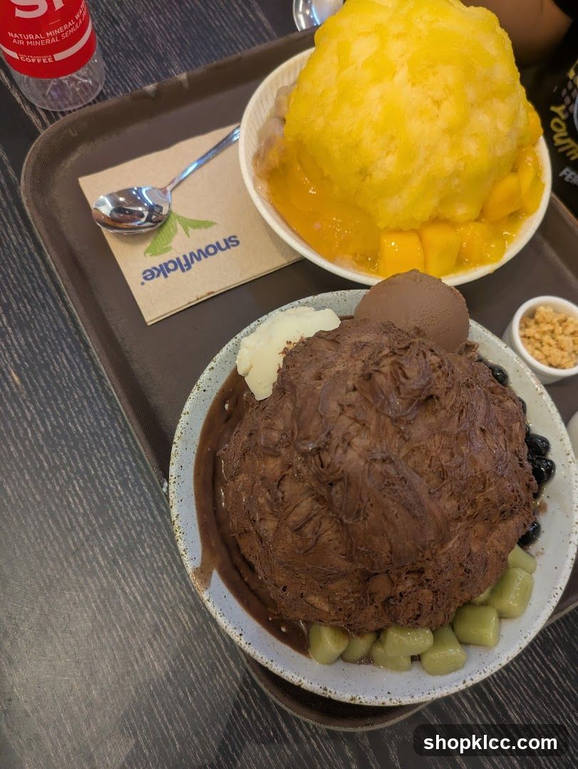 Dessert on a Tray