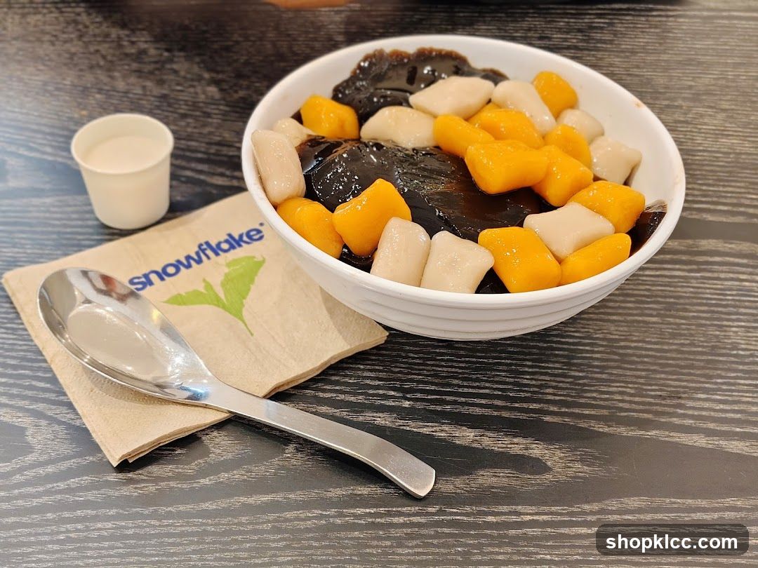 Dessert with Toppings
