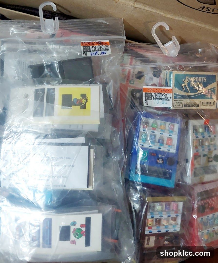 Miniature Vending Machines and Stickers