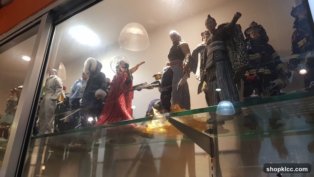 Display of Action Figures