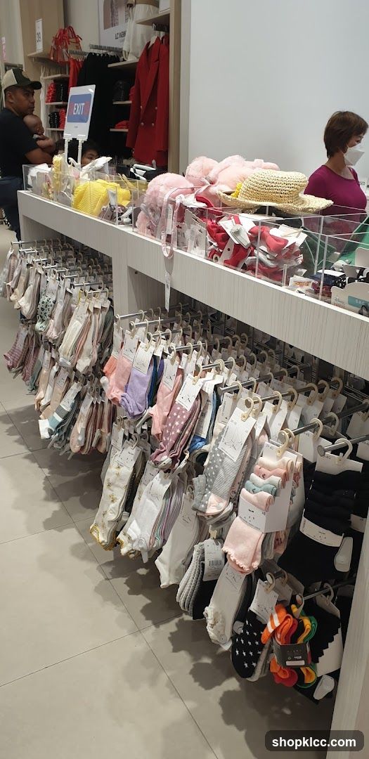 Socks and accessories display
