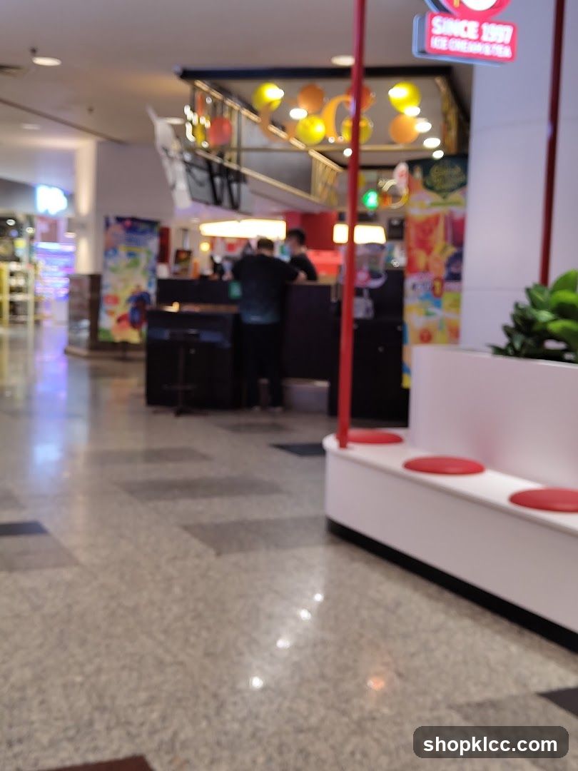 Ice Cream Tea Shop Counter