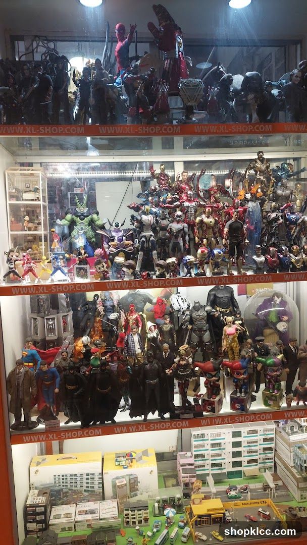 Display of Action Figures and Collectibles